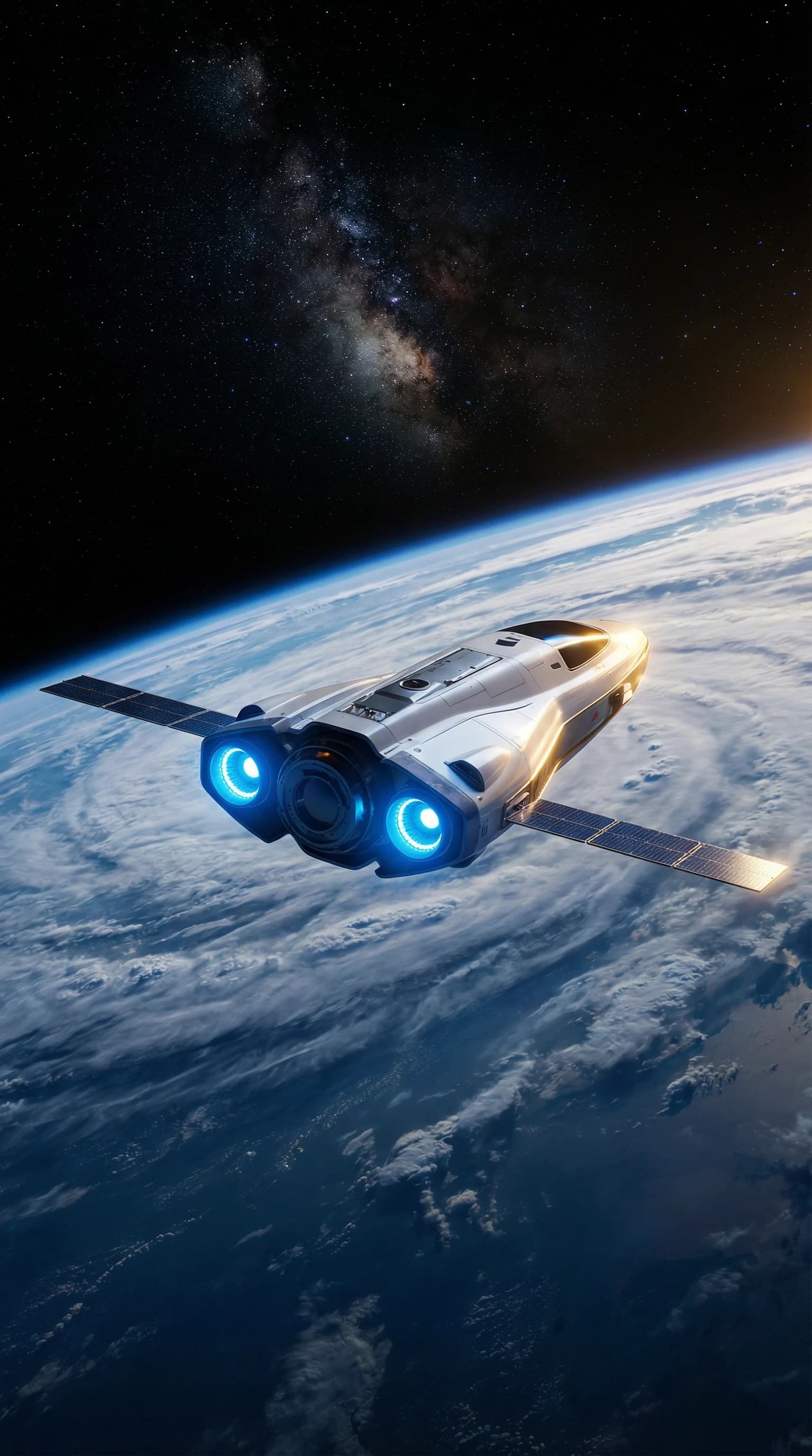 RepLaunch spacecraft above Earth